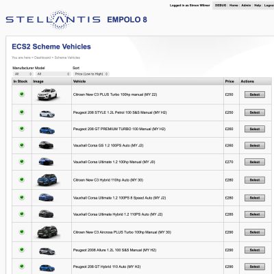 5 select model