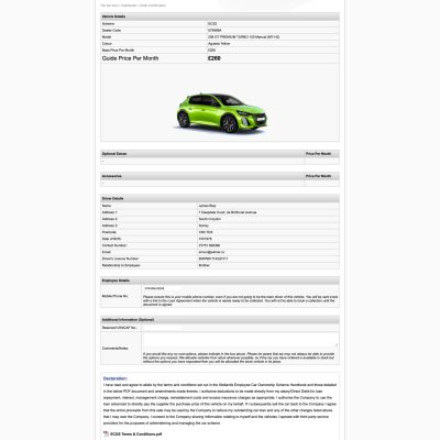 8 order confirmation